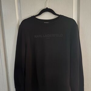 Karl Lagerfeld Elegant Black Knitwear